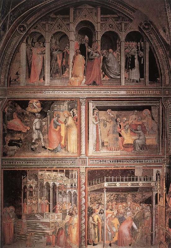 GIOVANNI DA MILANO Scenes from the Life of the Virgin sdg china oil painting image